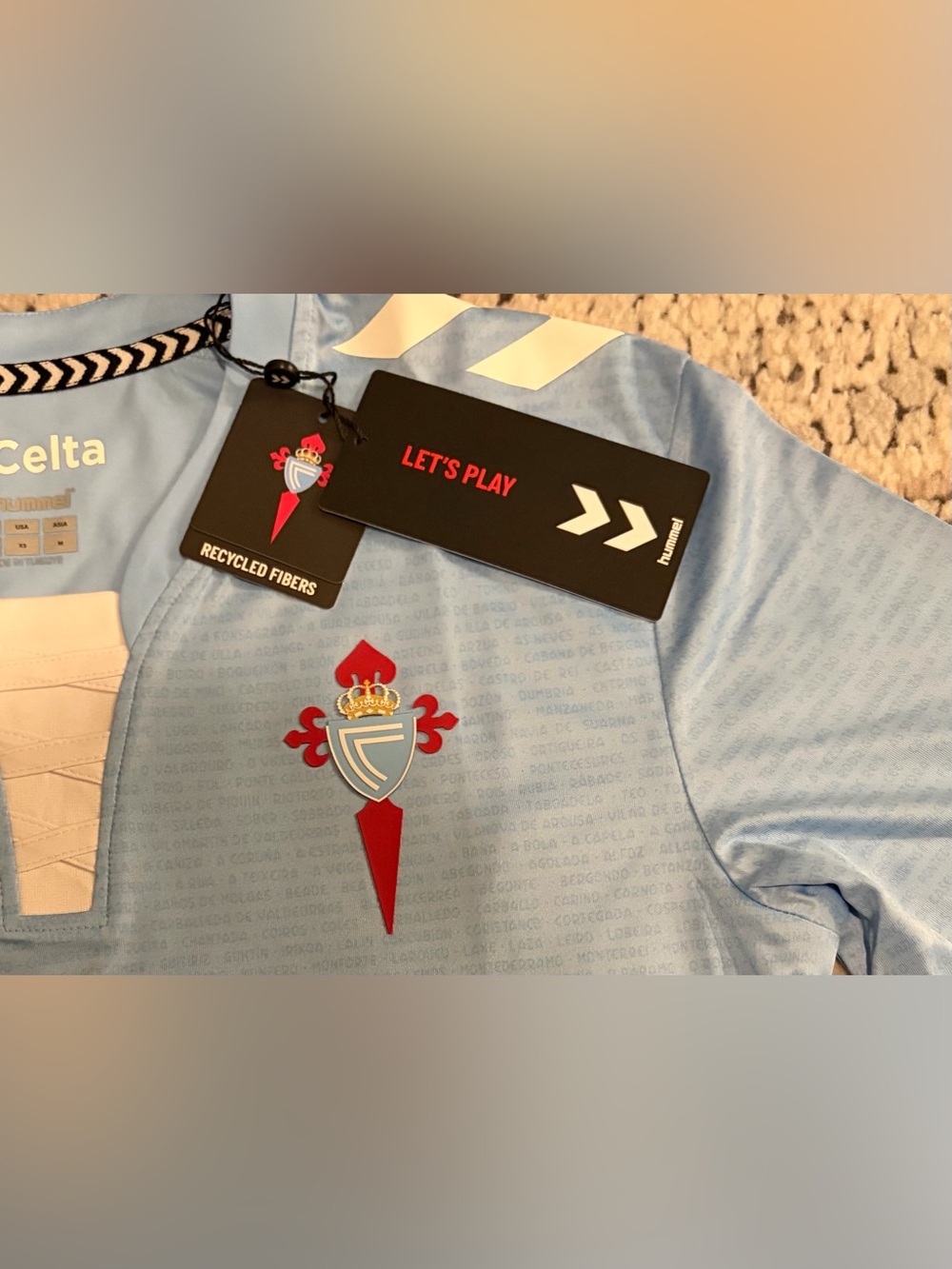 Hummel Authentic 2024/2025 Celta Vigo Iago Aspas #10 Spain Jersey Men’s Sz: S - Picture 3 of 8
